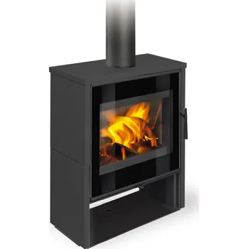 Krbová kamna kamna ROMOTOP ALEDO G keramika černá matná 49400