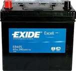 Exide Excell EB605 60Ah 12V 390A