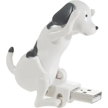 USB hub USB antistresový pes (černo bílý)