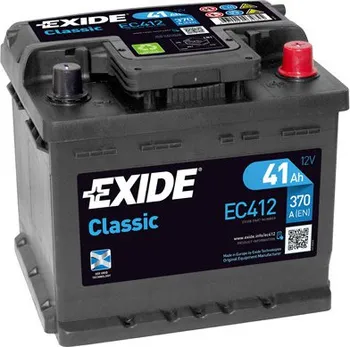 Autobaterie Exide Classic EC412 41Ah 12V 370A