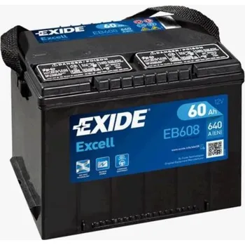 Autobaterie Exide Excell EB608 60Ah 12V 680A