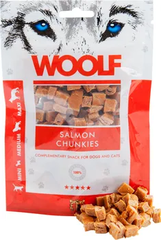 Pamlsek pro psa Woolf Salmon Chunkies 100 g