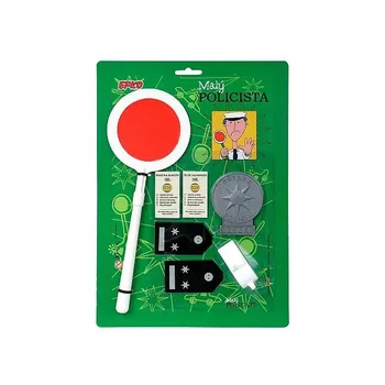 Hra na policii a hasiče efko 59231 malý policista na kartě 4 ks