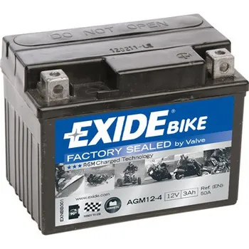 Autobaterie Exide Factory Sealed AGM12-4 3Ah 12V