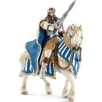 Figurka Schleich 70119  Král na koni s pohyblivými pažemi