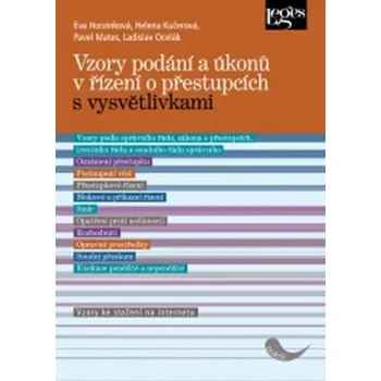 Vzory podání a úkonů v řízení o přestupcích s vysvětlivkami - Eva Horzinková a kol.