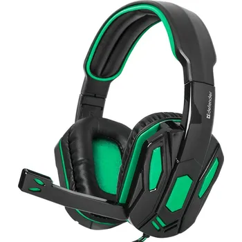 Sluchátka Defender Warhead G-275 černá/zelená