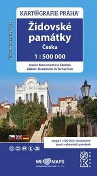 Cestování Židovské památky Česka 1:500 000