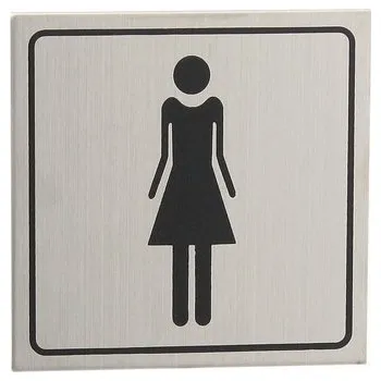 Cobra piktogram "DÁMA" (nerez)