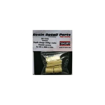 Plastikový model 1/72 Depth charge 200kg+rack 2x (Finnish service)