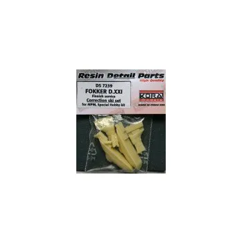 Plastikový model 1/72 Fokker D.XXI - Ski Set Mercury engine (MPM)