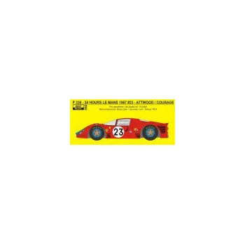 autíčko 1/24 Ferrari 330P 24hrs Le Mans 1967