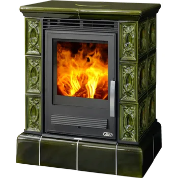 Krbová kamna ABX Marina KP kachlový sokl TUV 6,9 kW
