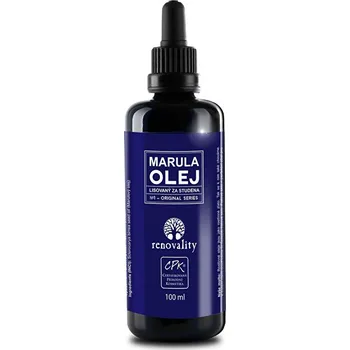 Renovality Marulový olej za studena lisovaný 100 ml Pleťový olej Renovality Marulový olej za studena lisovaný 100 ml