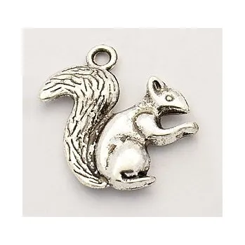 Přívěsek Přívěsek veverka 22x22mm