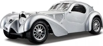 Bburago Bugatti Atlantic stříbrná 1 : 24
