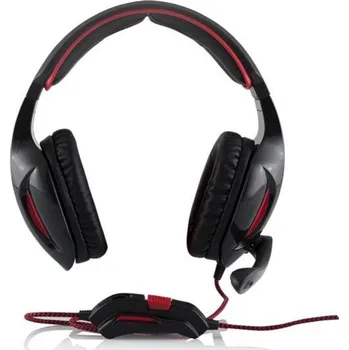 Sluchátka Recenze Modecom MC-830 PATRIOT černá/červená