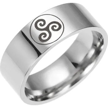 Prsten Prstýnek Teen Wolf (Vlčí mládě) - ocel, Triskelion (Prsten Teen Wolf (Vlčí mládě) - Triskelion)