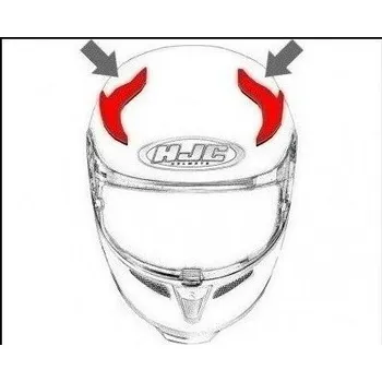 Motodoplněk HJC ventilace RPHA 11 Horní Ben Spies MC1