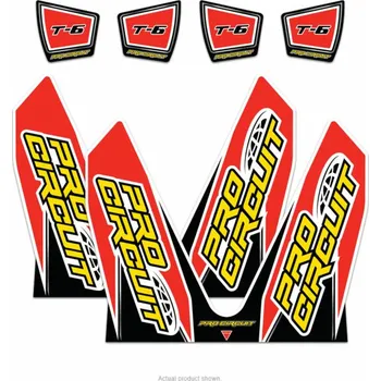 Výfuk pro motocykl Set samolepek na výfuk PRO CIRCUIT HONDA CRF 250 R 2014 EXHAUST STICKER KIT T-6