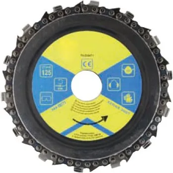 Pilový kotouč Kotouč řezací řetězový pro úhlovou brusku - 125 mm, Triumf (Triumf - profi)