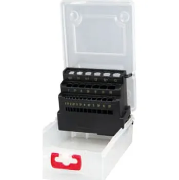 Krabička na vrtáky, plastová, prázdná, pro vrtáky 1.0-10.0 mm, Triumf (Triumf - profi)