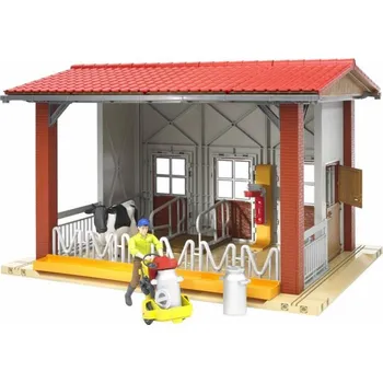 Bruder Bworld 62621 Kravín pro chov a dojení kraviček Figurka Bruder Bworld 62621 Kravín pro chov a dojení kraviček