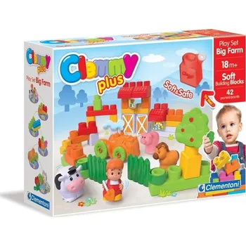 Clementoni Clemmy plus Velká farma Hračka pro nejmenší Clementoni Clemmy plus Velká farma