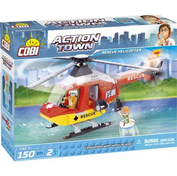 Stavebnice COBI Cobi 1762 Action Town Záchranná Helikoptéra