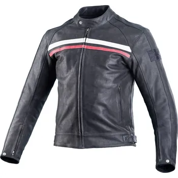 Moto bunda Seca Aviator kožená moto bunda černá