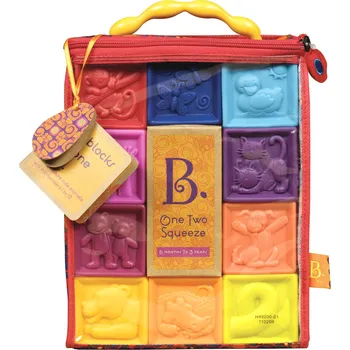 Výuková hračka B.Toys One Two Squeeze kostky