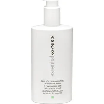 Skeyndor Essential Cleansing Emulsion with Cucumber Extract – čisticí emulze s výtažkem z okurky pro mastnou až smíšenou pleť 250 ml