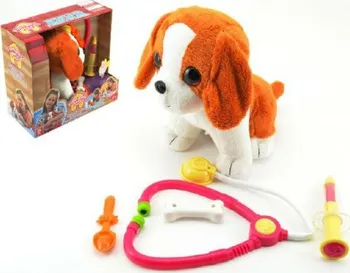 Plyšová hračka Teddies Interaktivní nemocný pes
