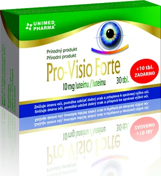 Přírodní produkt Unimed Pharma Pro-Visio Forte 40 tbl.
