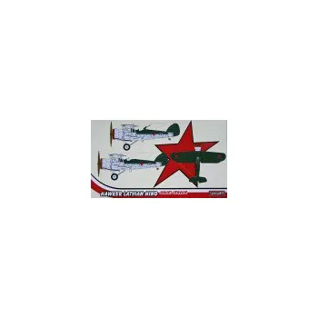 Plastikový model 1/72 Hawker Latvian Hind (Soviet Service)