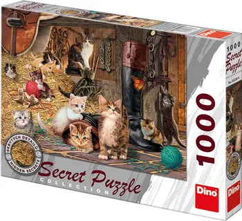 Puzzle Dino Kočičky Secret Collection 1000 dílků