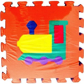 Pěnový koberec Dopravní prostředky 10 dílů, 30 x 30 cm