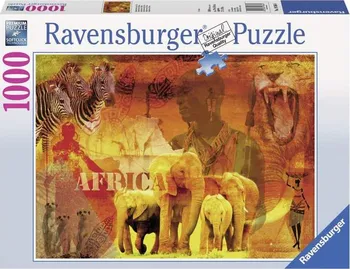 Puzzle Ravensburger Dojmy z Afriky 1000 dílků