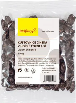 Superpotravina Wolfberry Goji v hořké čokoládě