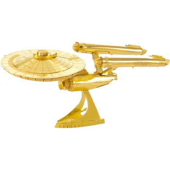 Metal Earth Star Trek U.S.S. Enterprise NCC-1701-D zlatá 3D puzzle Metal Earth Star Trek U.S.S. Enterprise NCC-1701-D zlatá