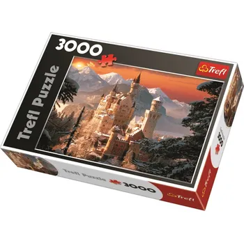 Puzzle Trefl Zámek Neuschwanstein v zimě 3000 dílků