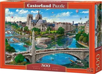 Puzzle Castorland Paříž Notre Dame 500 dílků