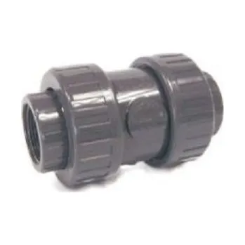 VVentil kuželový zpětný lepení/lepení 50mm - pružina - PT, šedý, k propojení trubek, 1.3kg (317785)