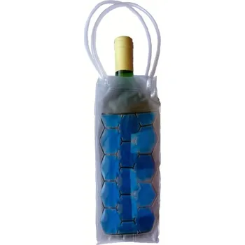Chladící taška na láhev vína, alkoholu, Modrá