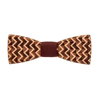 Motýlek Dřevěný motýlek Trio, pánský s doživotní zárukou a možnosti výměny či vrácení do 30 dnů zdarma - MBT121