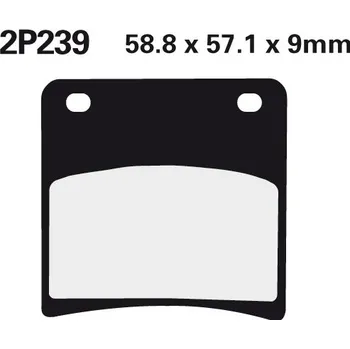 Brzdová destička NISSIN brzdové destičky 239NS