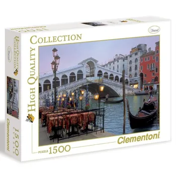 Puzzle Clementoni Most Rialto Benátky 1500 dílků