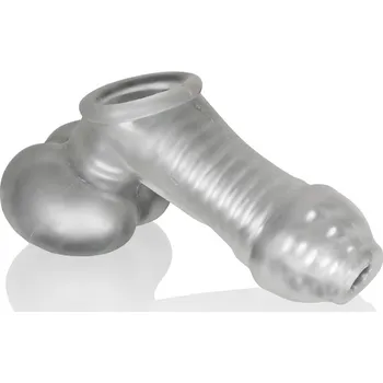 Návlek na penis Oxballs Sackjack Wearable Jack-Off Sheath Clear Frost