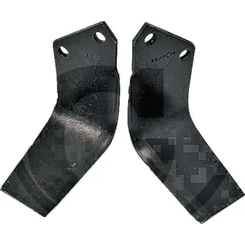 Frézovací nůž levý zahnutý 180 x 134 mm vhodný pro Celli půdní frézy, rotavátory