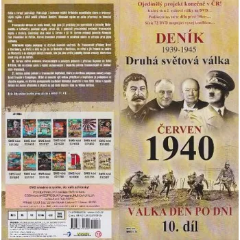 DVD film Deník - Druhá světová válka díl 10. - Červen 1940 DVD